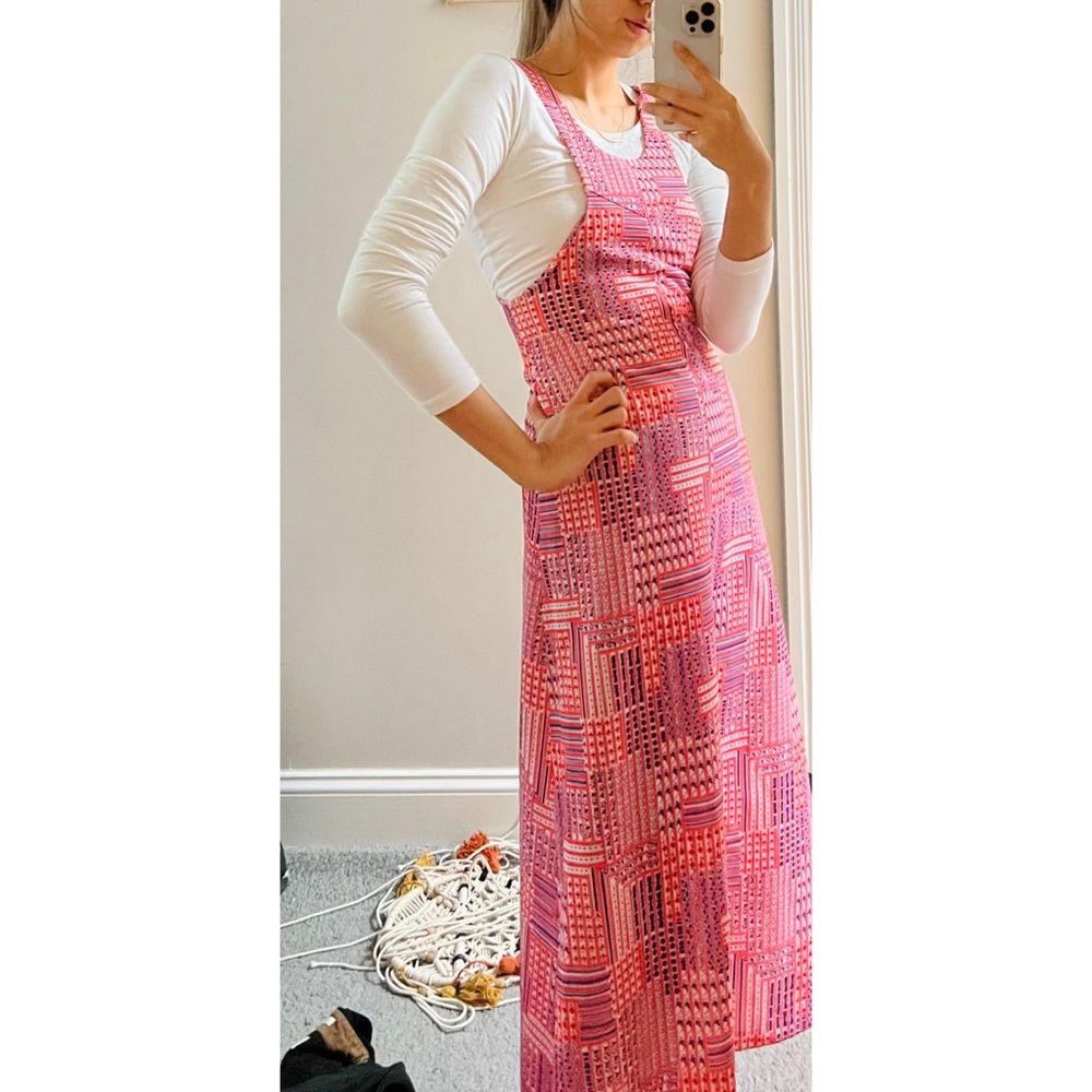 VINTAGE! 70s pinafore dress